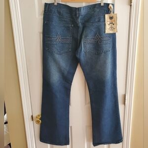 NWT Boot cut black label men's premium jeans size 40